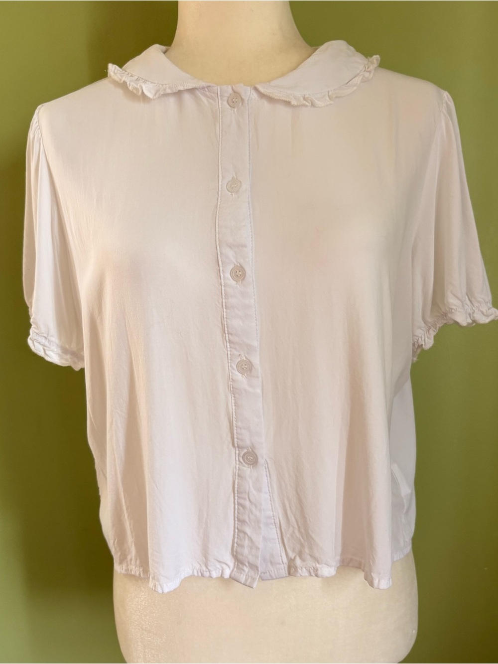 Ruffle Button-Down - Picture 2 of 6